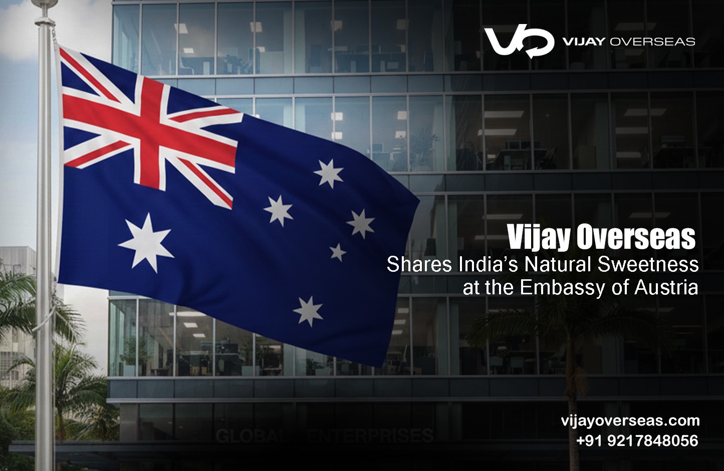 Vijay Overseas Shares India’s Natural Sweetness at the Embassy of Austria