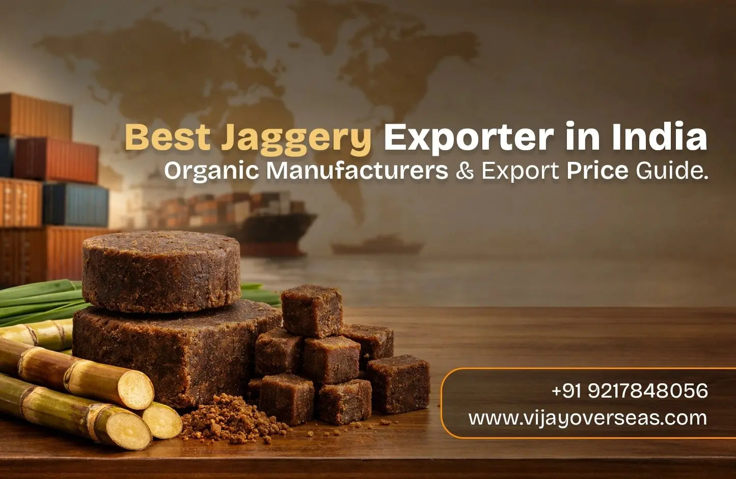 Best Jaggery Exporter in India – Organic Manufacturers & Export Price Guide