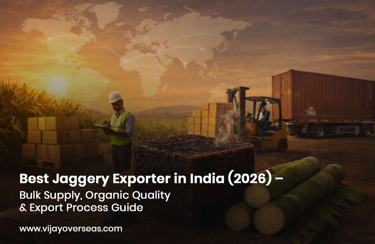 Best Jaggery Exporter in India (2026) – Bulk Supply, Organic Quality & Export Process Guide