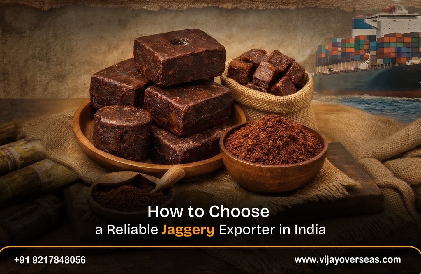How to Choose a Reliable Jaggery Exporter in India
